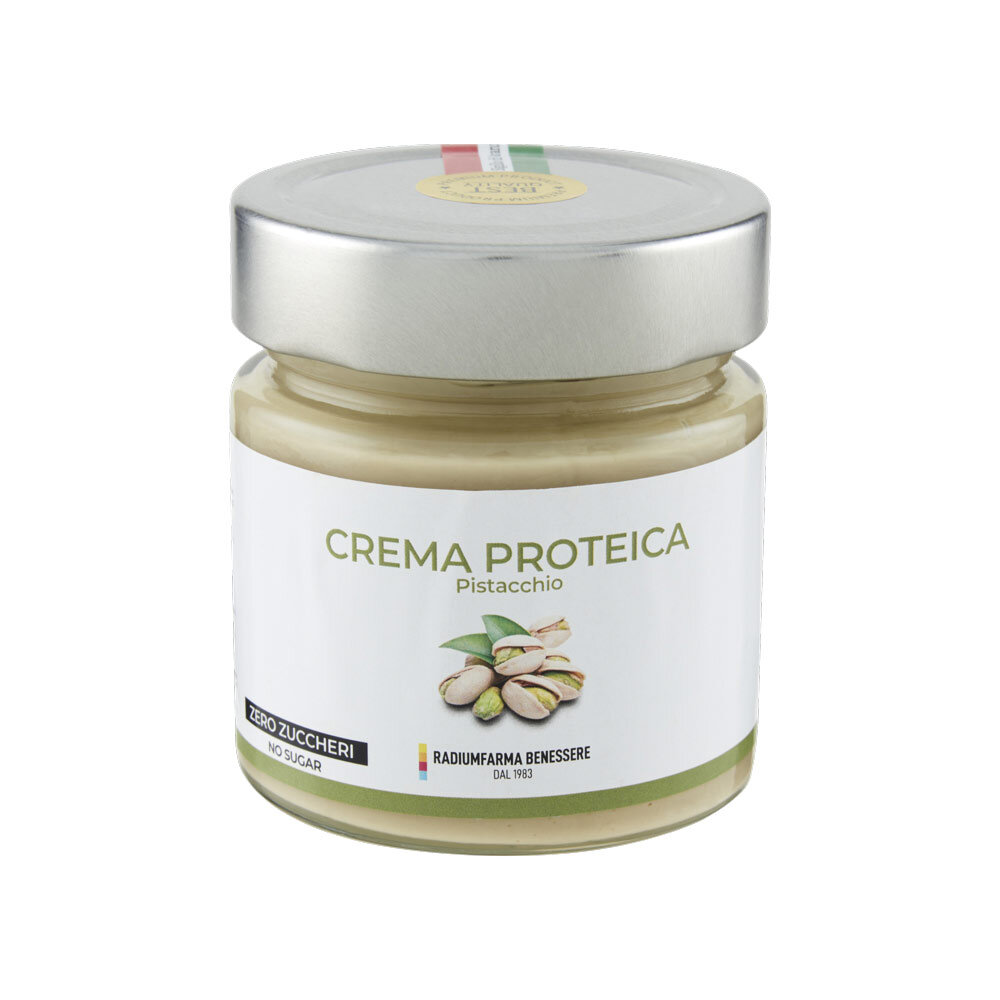 Crema di pistacchio proteica