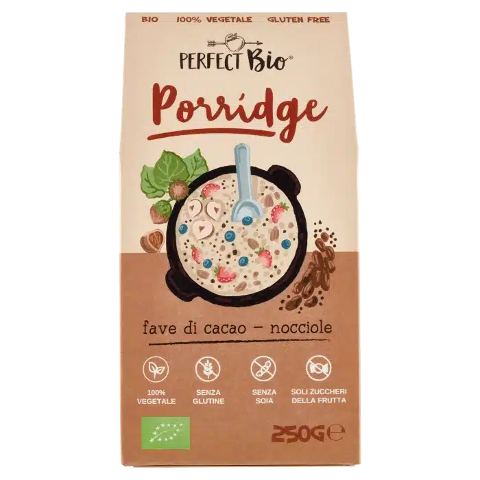 Porridge Bio Fave di Cacao e Nocciola